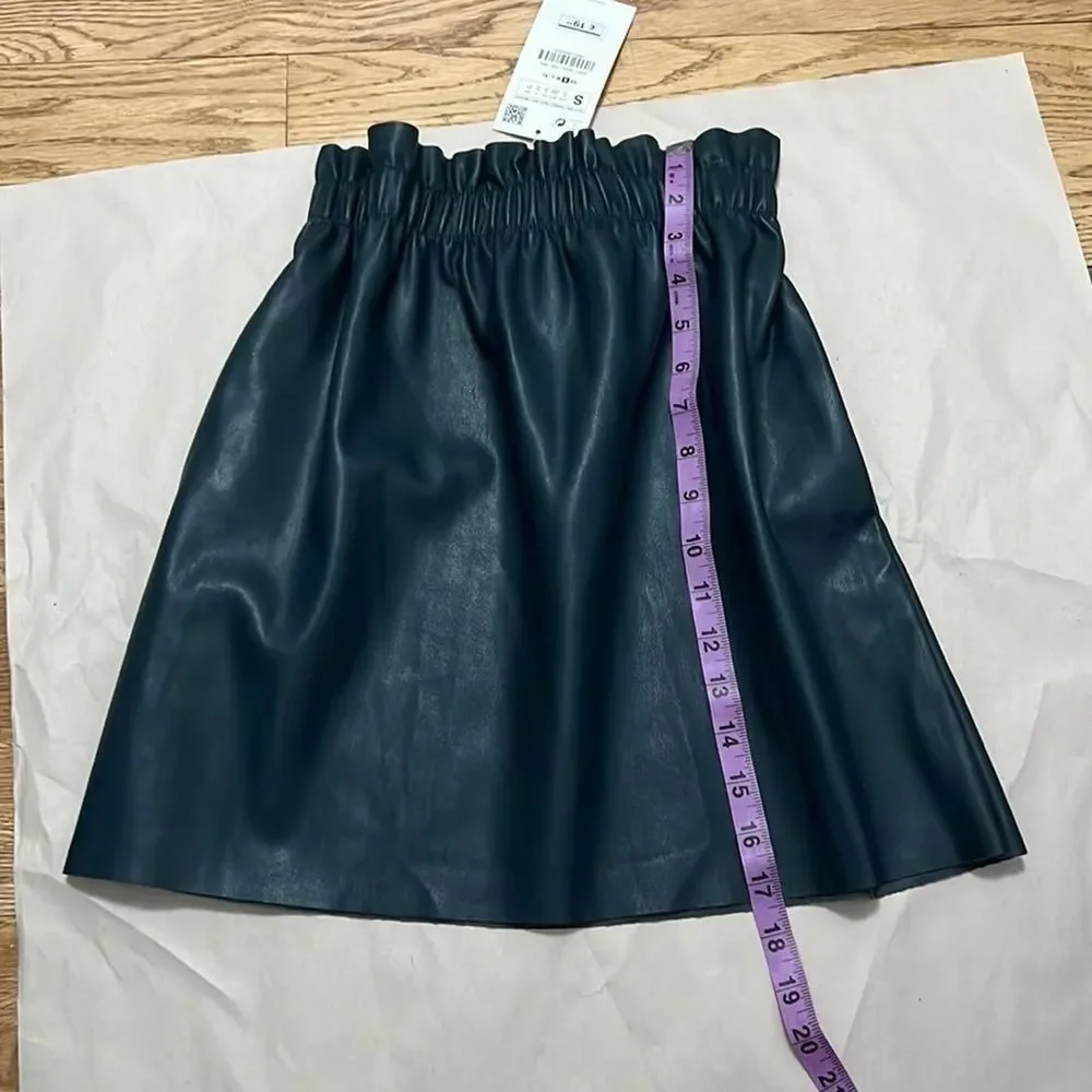Zara faux green